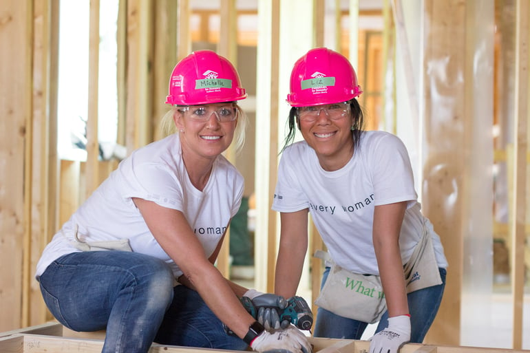 Habitat for Humanity's Women Build in the Calgary community of Bowness