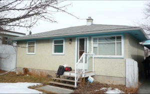 Bowness site prior to demolition.