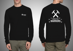 Winter Warriors Long Sleeve Mockup (Black)