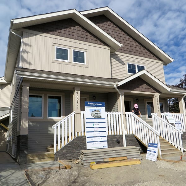 Funds from Hockey Helps the Homeless helped to fund a Habitat for Humanity home in the Calgary community of Montgomery
