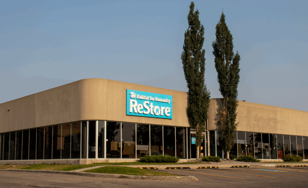 The storefront of the Habitat ReStore Deerfoot Meadows
