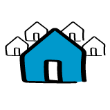 1 in 5 families icon