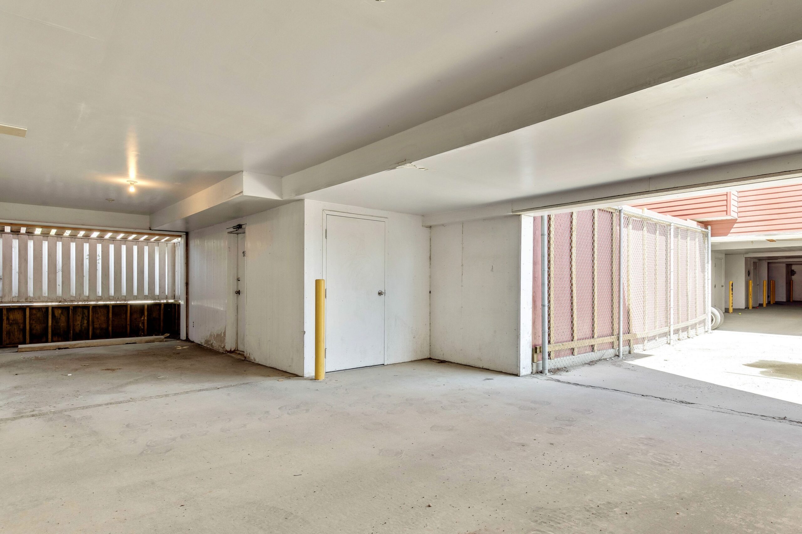 Covered parking at a Habitat home in Calgary.