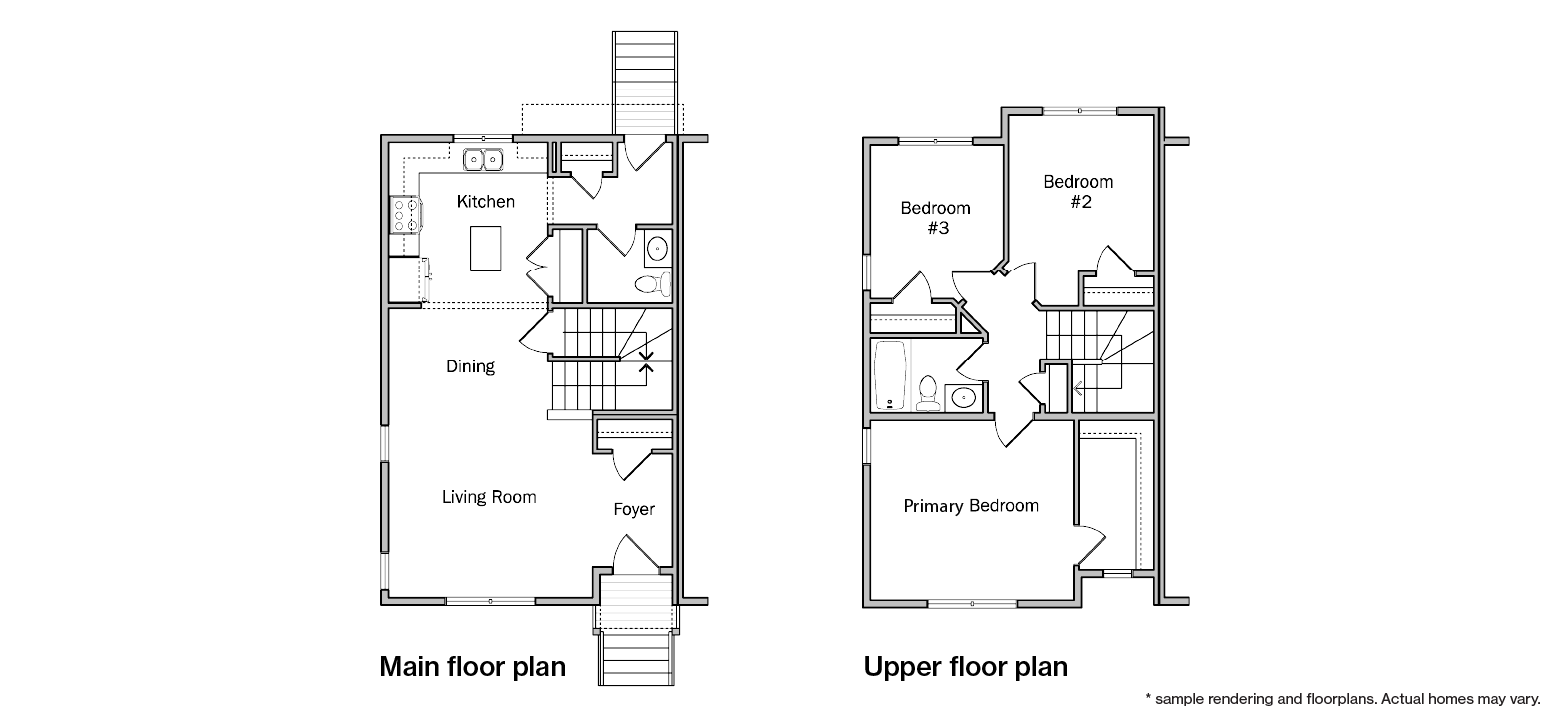 Dawson's Landing, Chestermere floorplans .