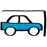 Covered Car icon