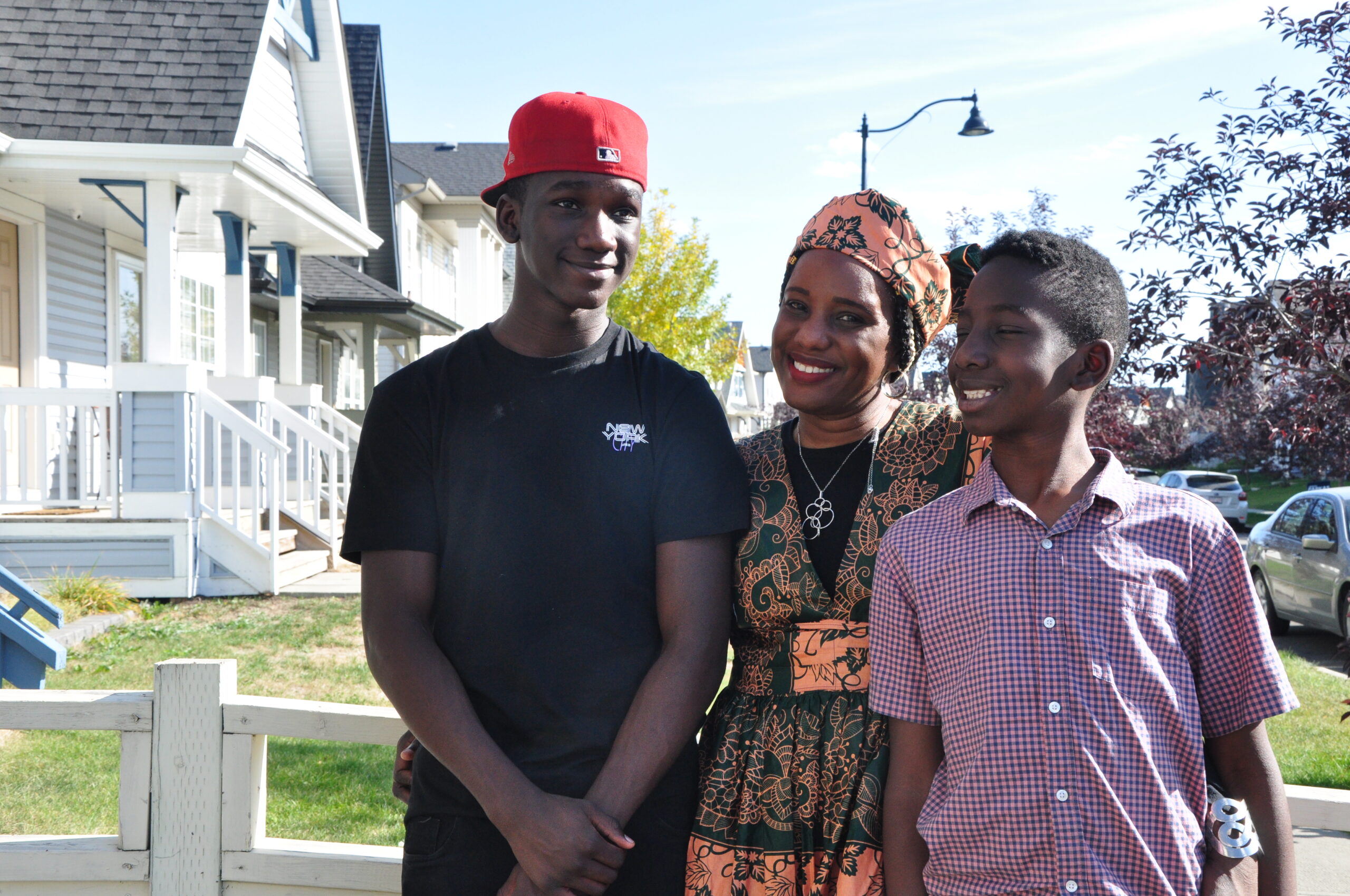 Fatime and her two sons.