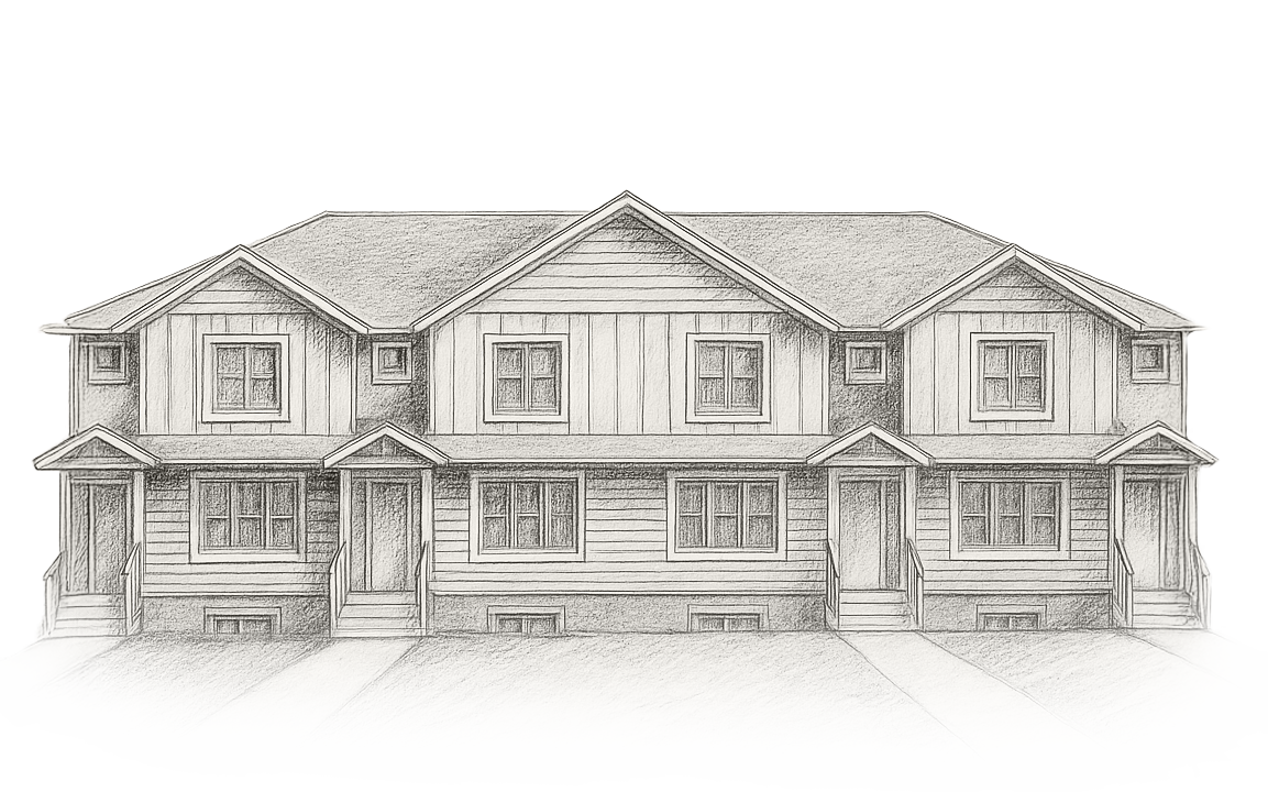Drawing of upcoming Chestermere property