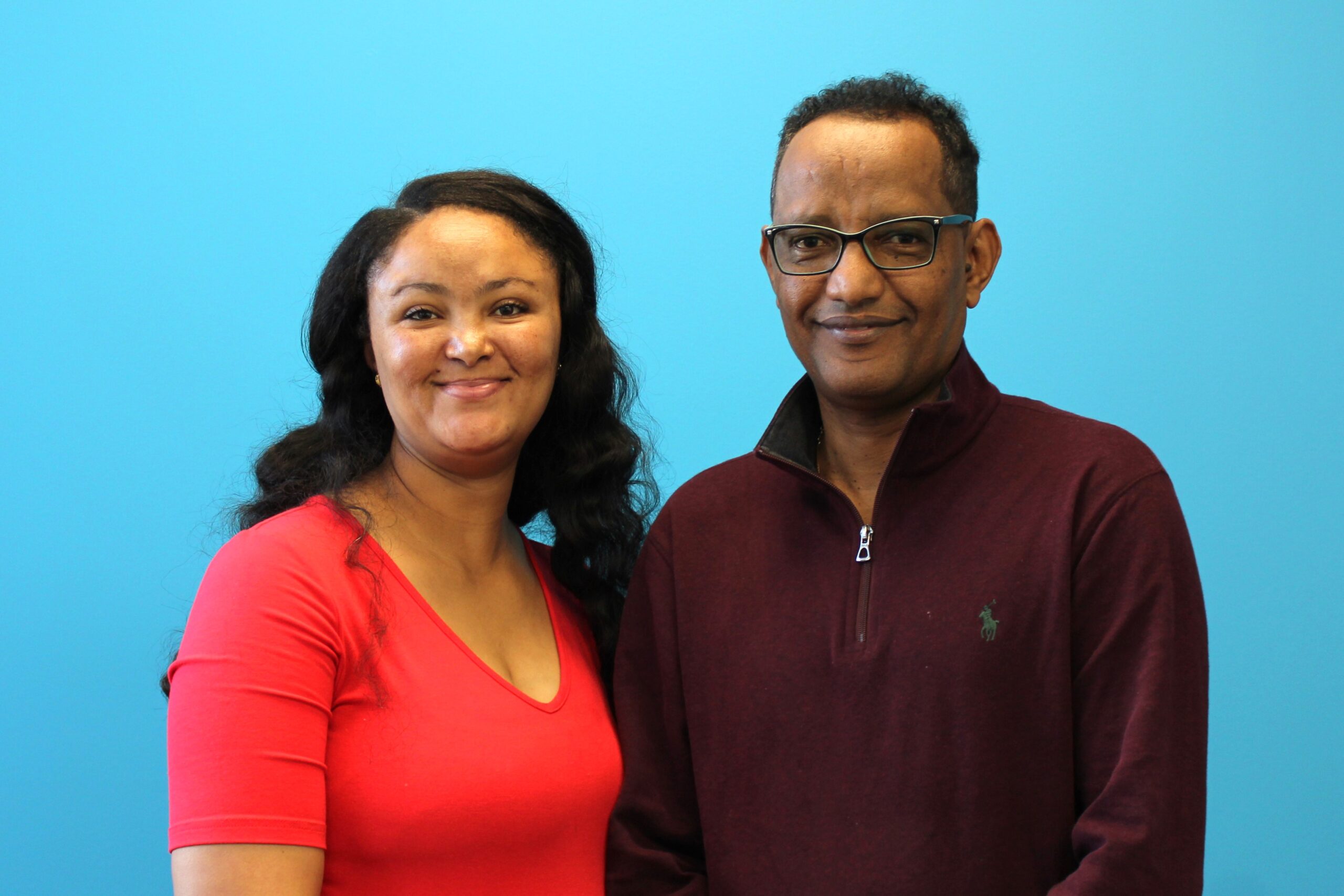 Chestermere family Eyob and Addis