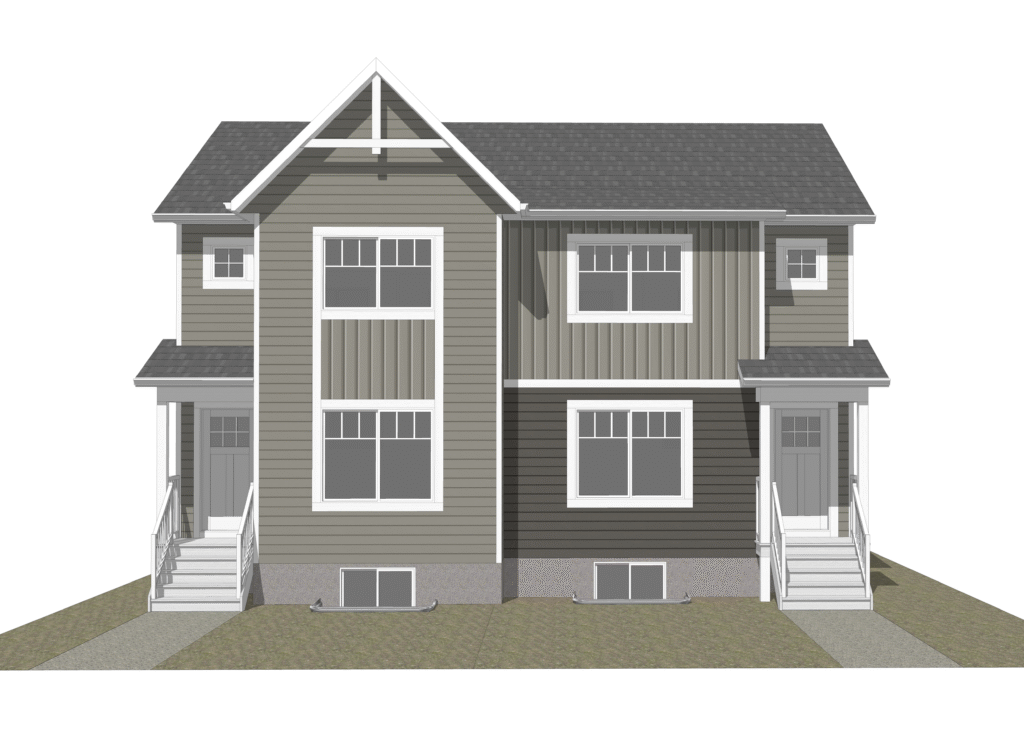 Rendering of Medicine Hat Southlands Drive townhome.