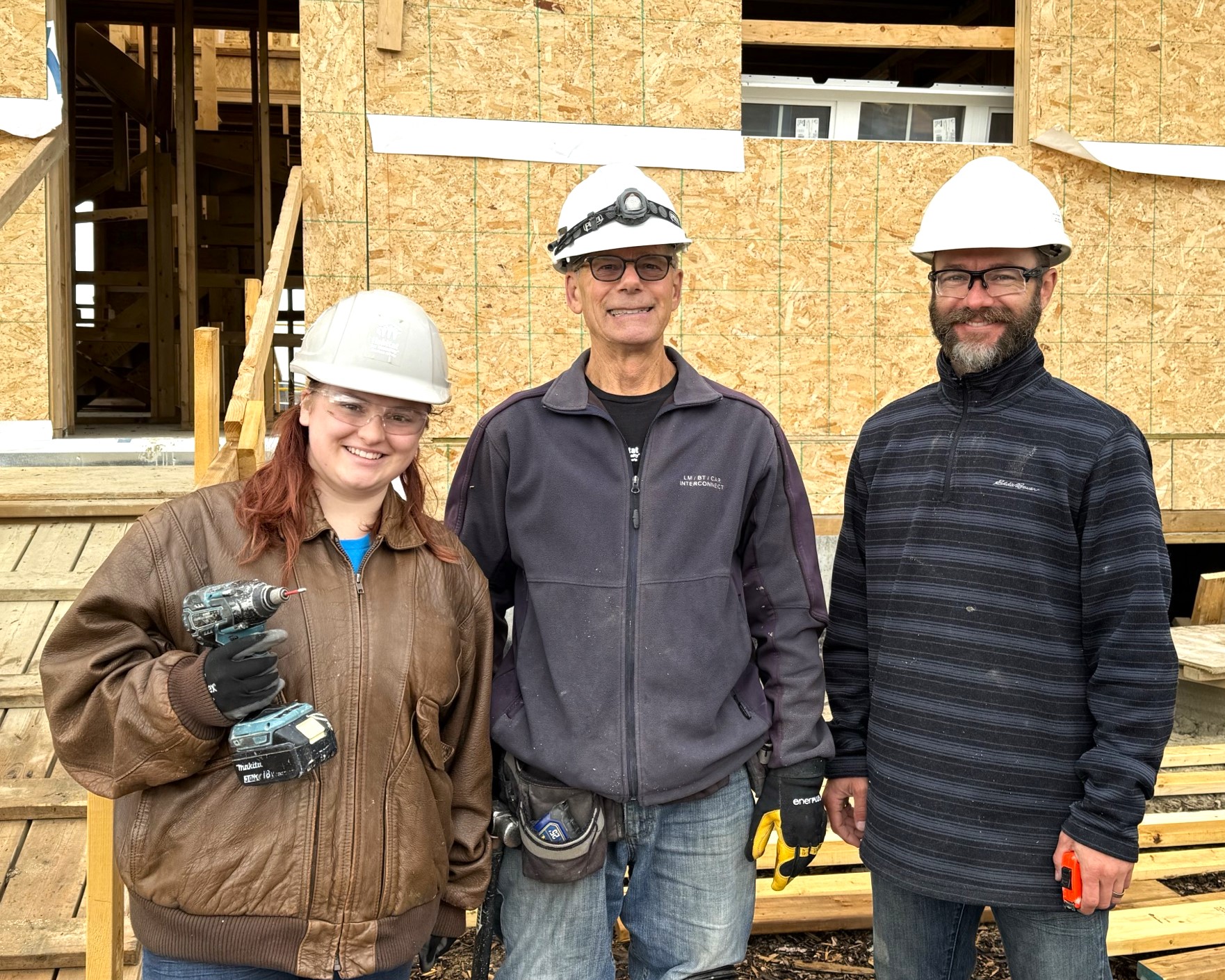 Byron with Build Day participants from Rife Resources.