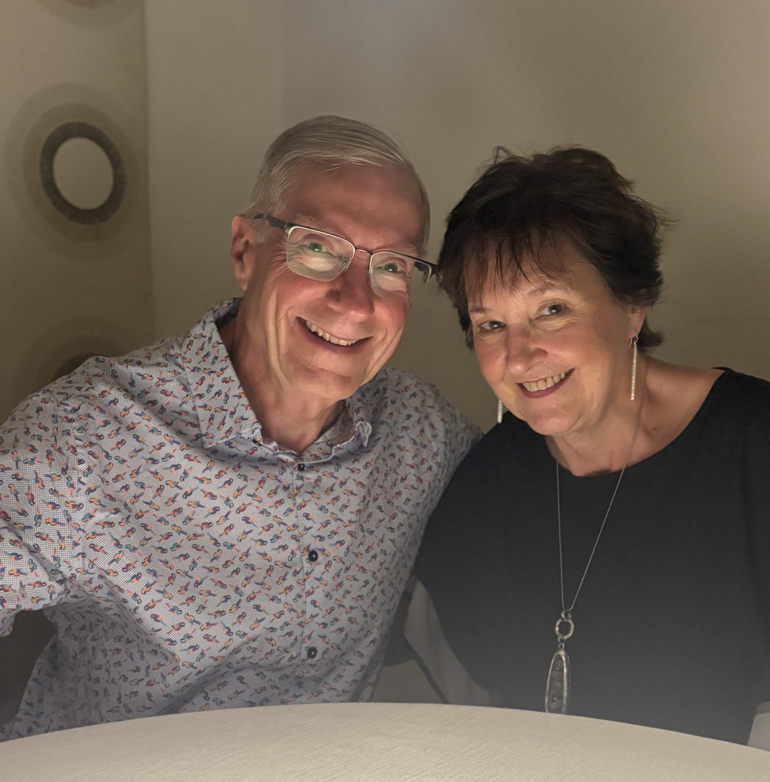 Cliff with his wife Sidney.